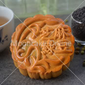 ???? Sesame and Mungbean Paste Mooncake [Straight Cut]