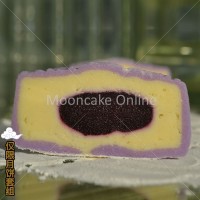 ?????????? Cream Cheese with Blueberry Jelly Snow Skin Mooncake