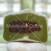 ???????? Matcha Puree & Red Bean Paste with Almond Snow Skin
