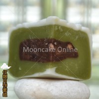 ???????? Matcha Puree & Red Bean Paste with Almond Snow Skin